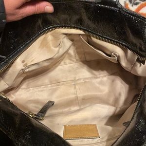 Coach leopard print bag